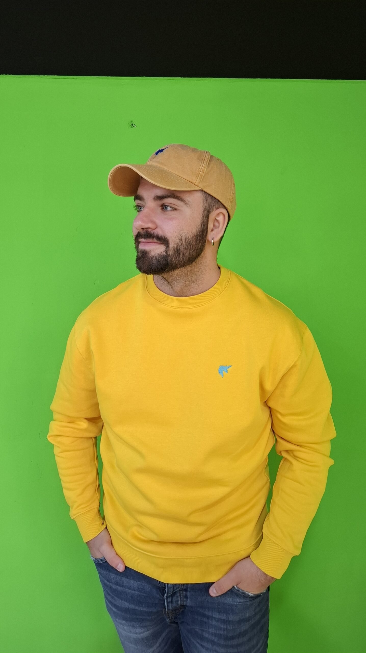 SUDADERA AME CIRCUIT AMARILLA - Imagen 3