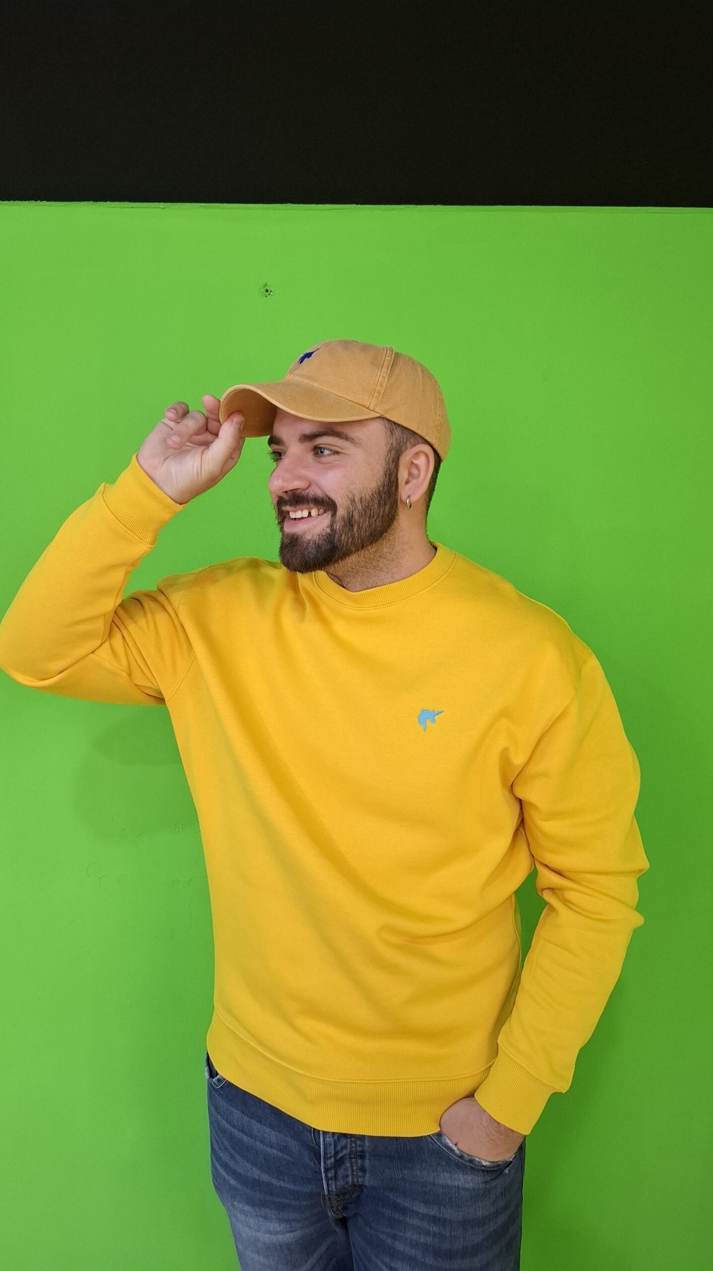 SUDADERA AME CIRCUIT AMARILLA - Imagen 4