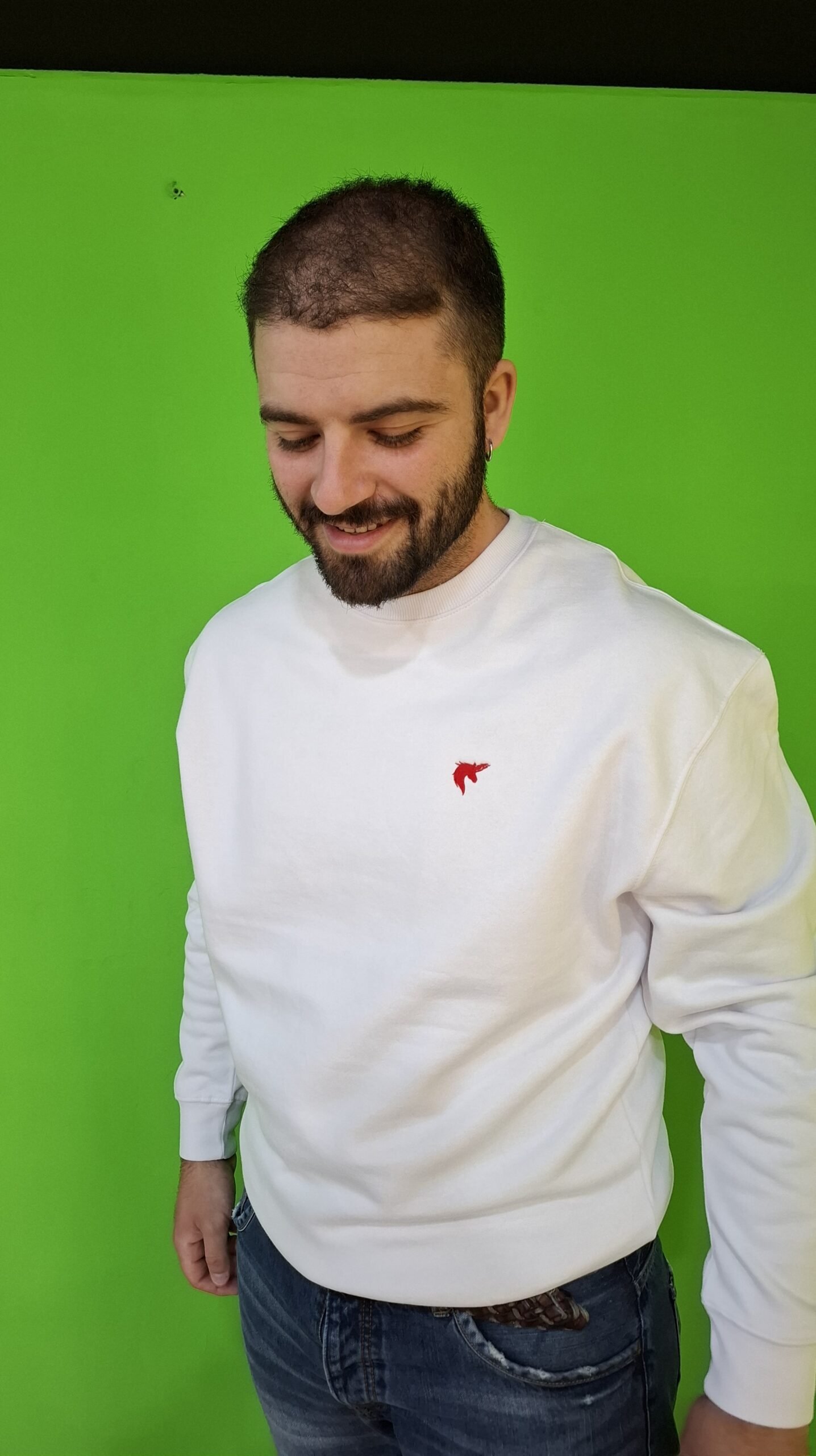 SUDADERA AME CIRCUIT BLANCA - Imagen 3