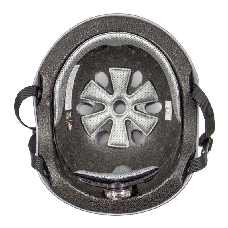 Casco Gris para Scooter, Bicicleta y E-Bike - Talla L - Imagen 3